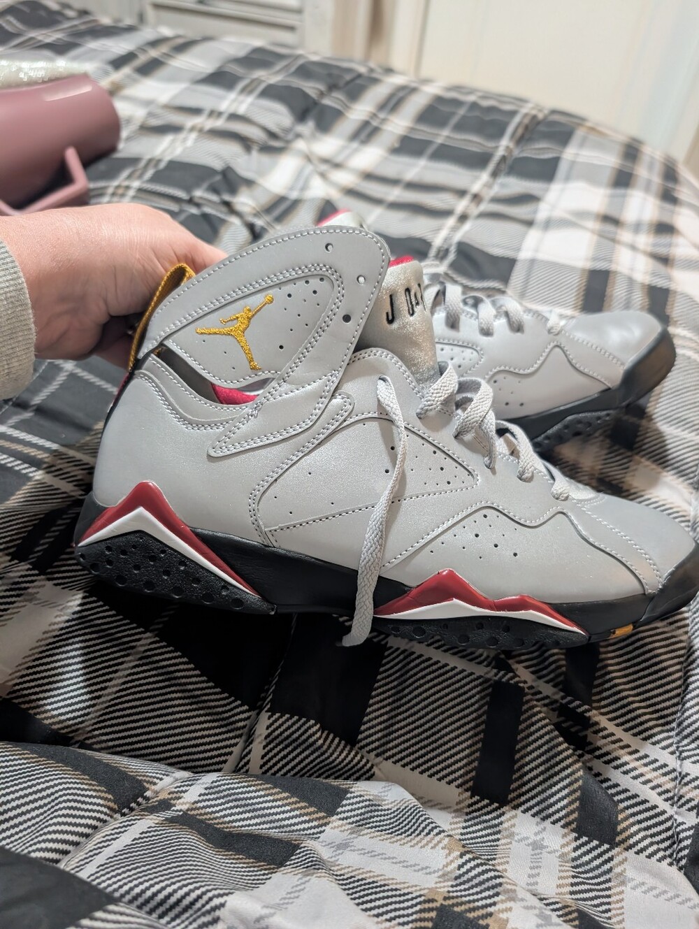 Air Jordan 7 Retro Sp "Reflection Of A Champion" Sneakers Sz 10.5 High Tops